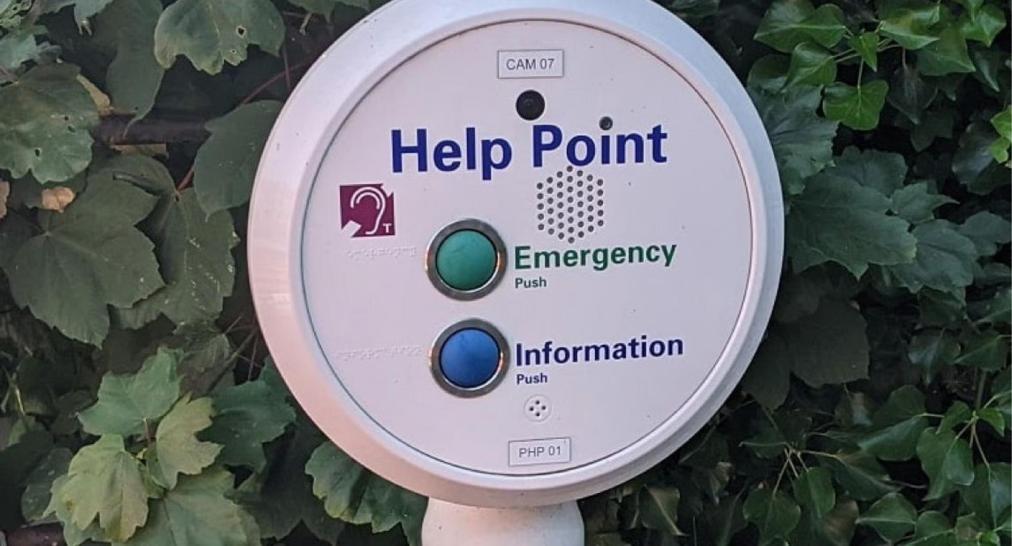  One of the new help points. Credit: Greater Anglia