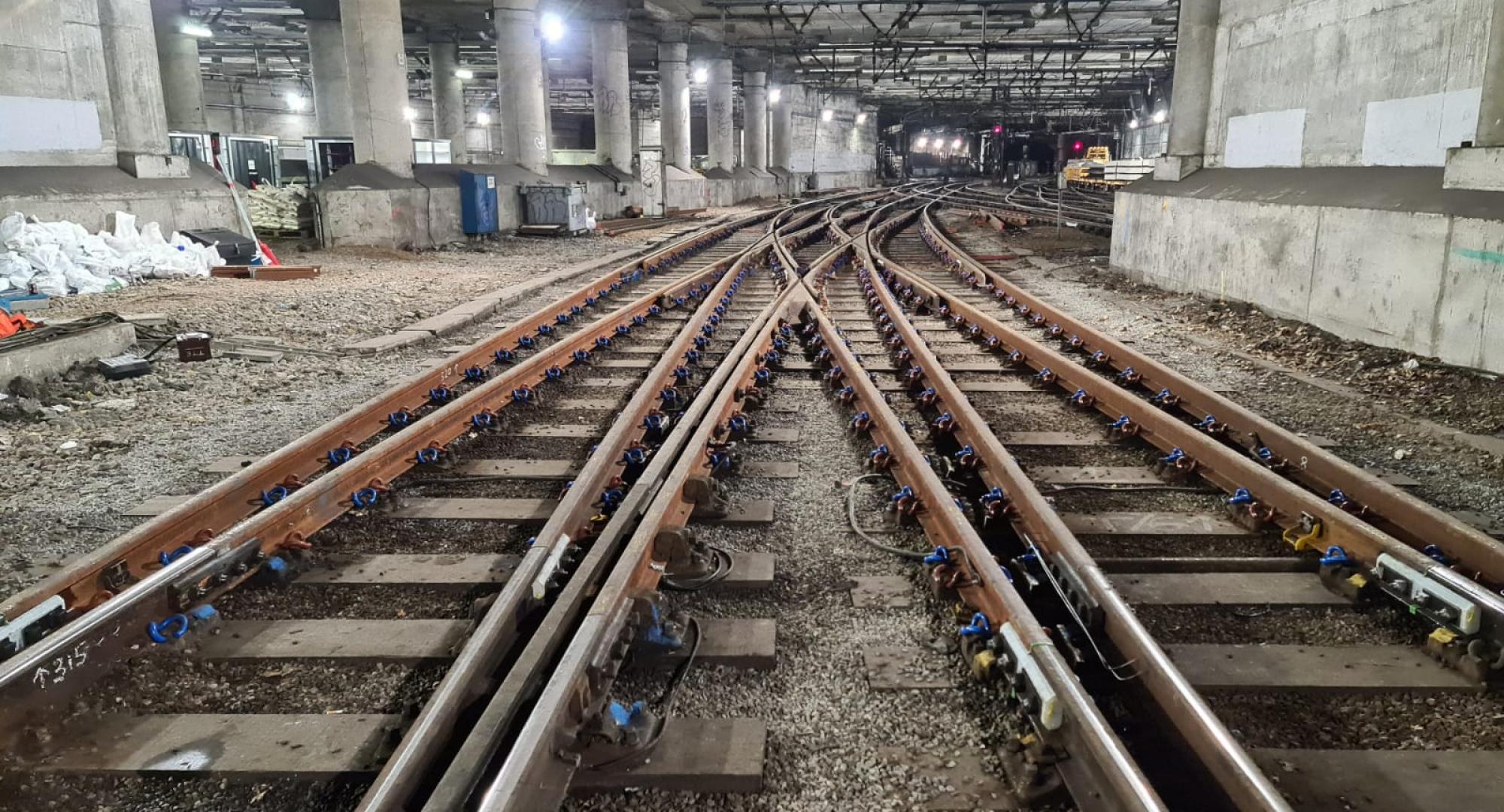 Liverpool Street points renewal, via Network Rail 