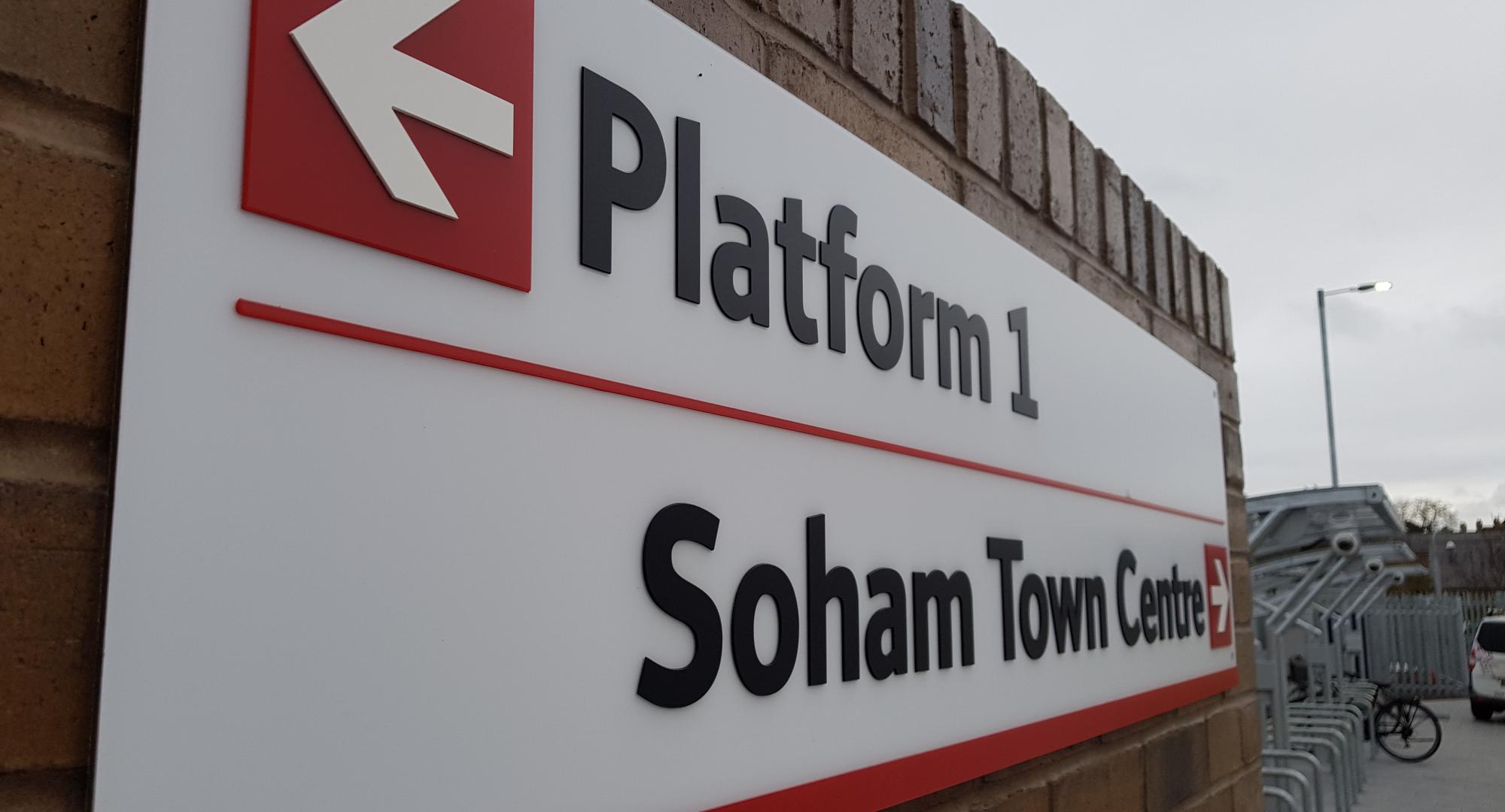 Soham station, via Greater Anglia 