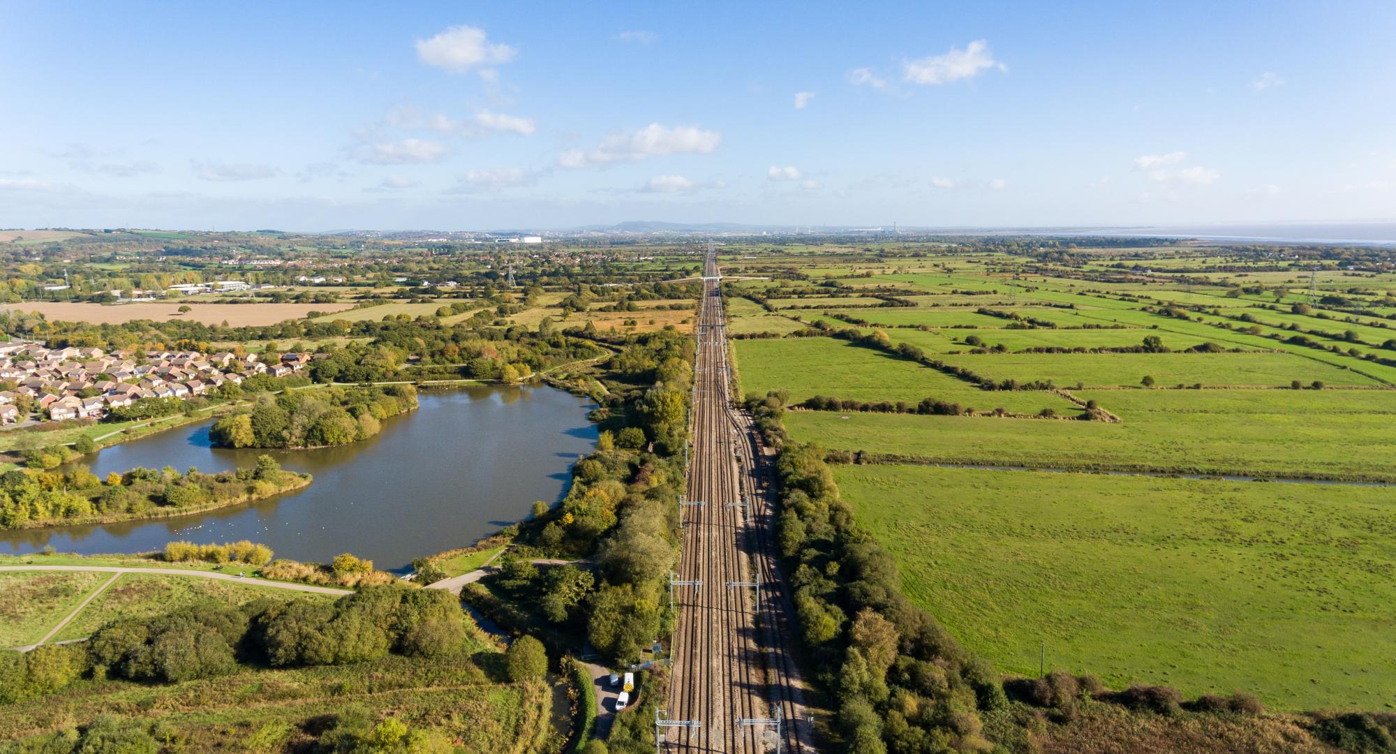 Welsh rail line, via Istock 