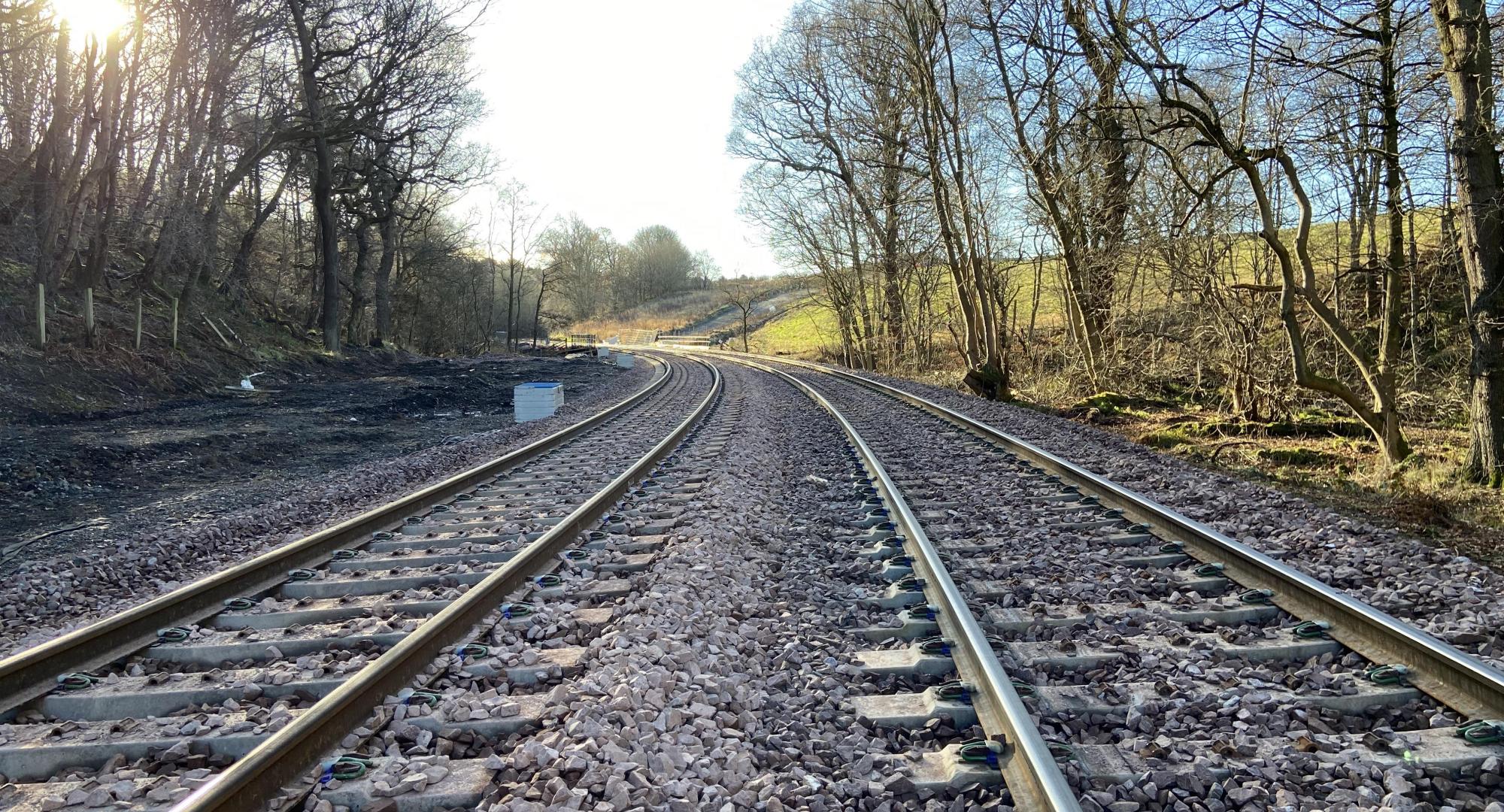 Double track section on levenmouth, via Network Rail 