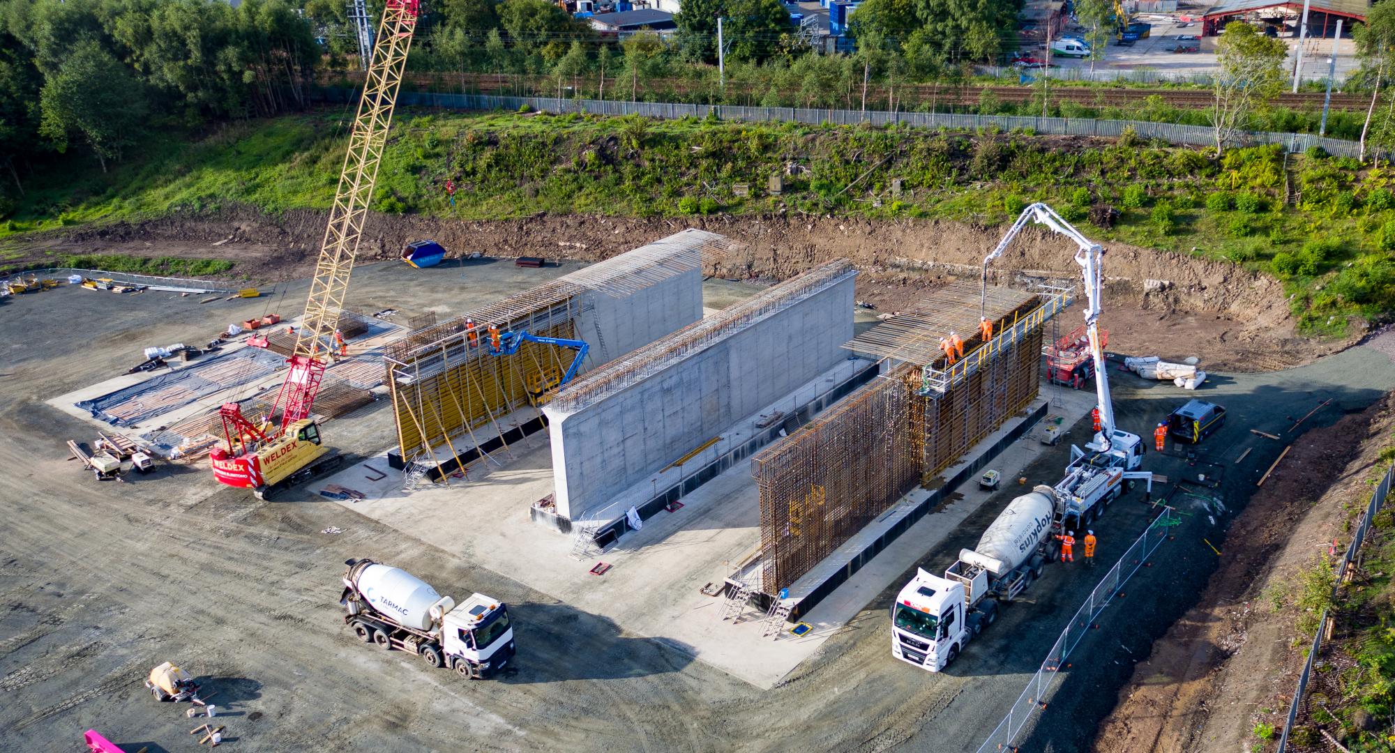 Ravenscraig Bridge move project, via Network Rail 