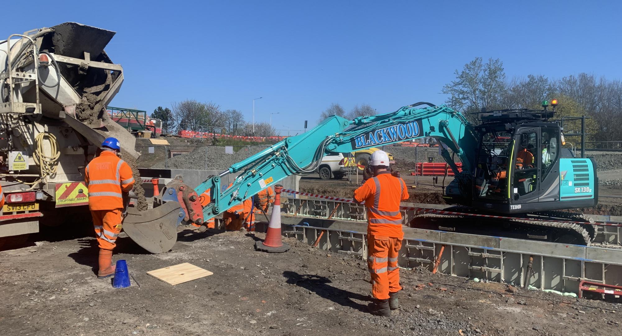 Construction work at Leven station, via Network Rail 