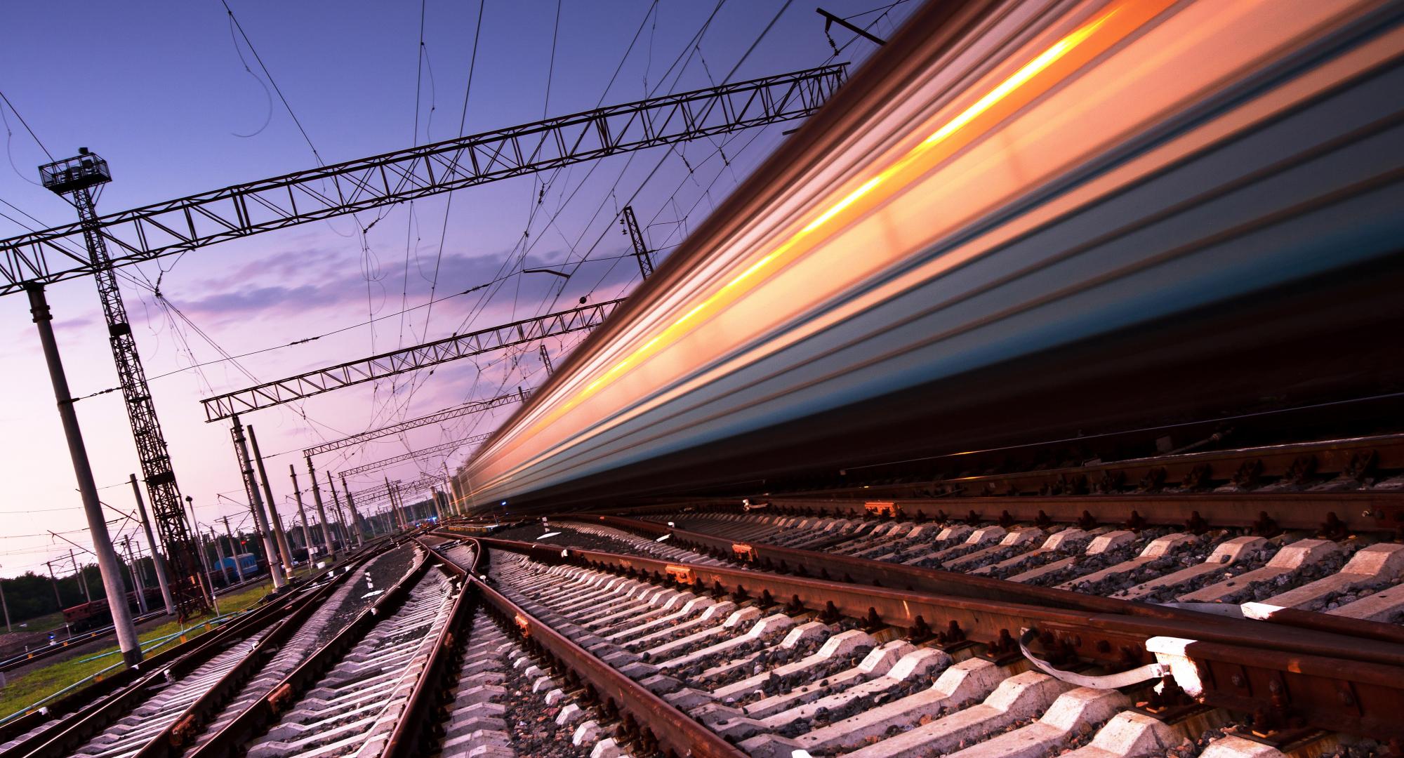 Blurry rail image, via Istock 