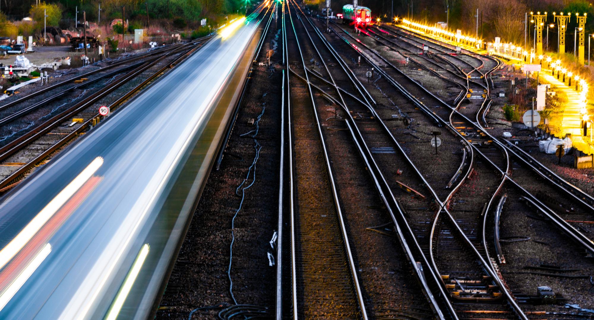 Blurred rail image, via Istock 