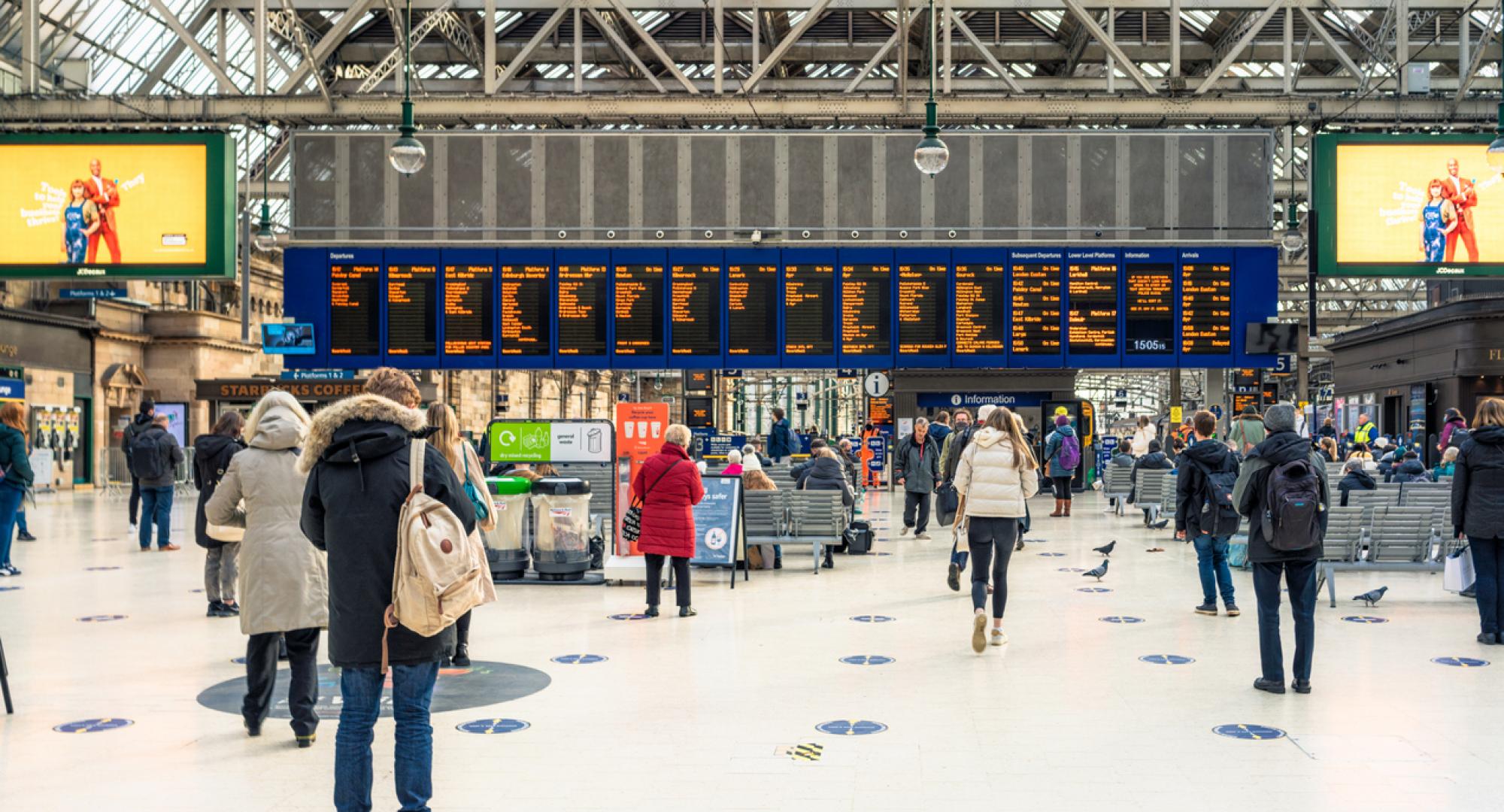 Glasgow Central rail station