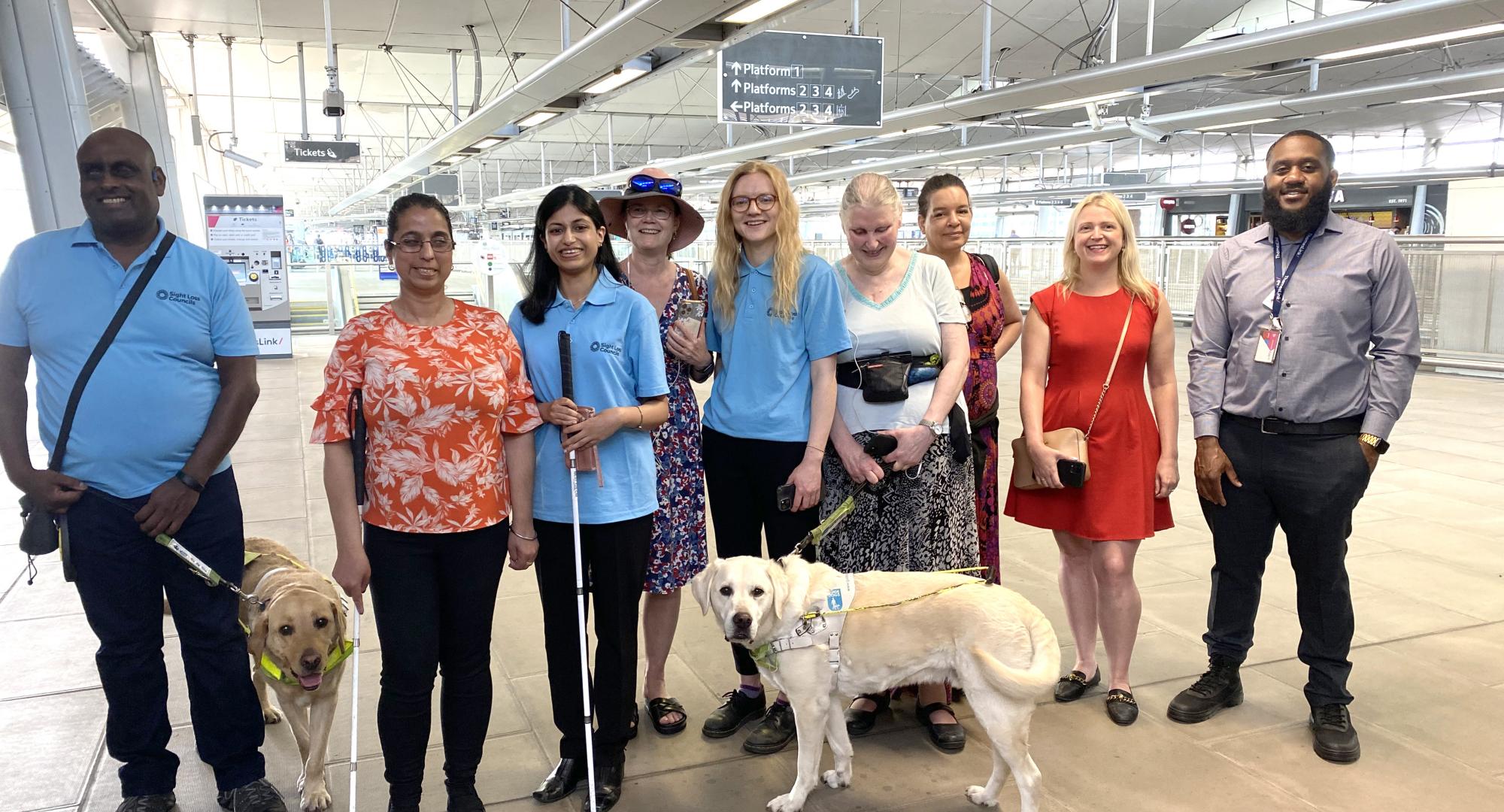 GTR trialling app across four stations to improve assistance for blind and partially sighted passengers 