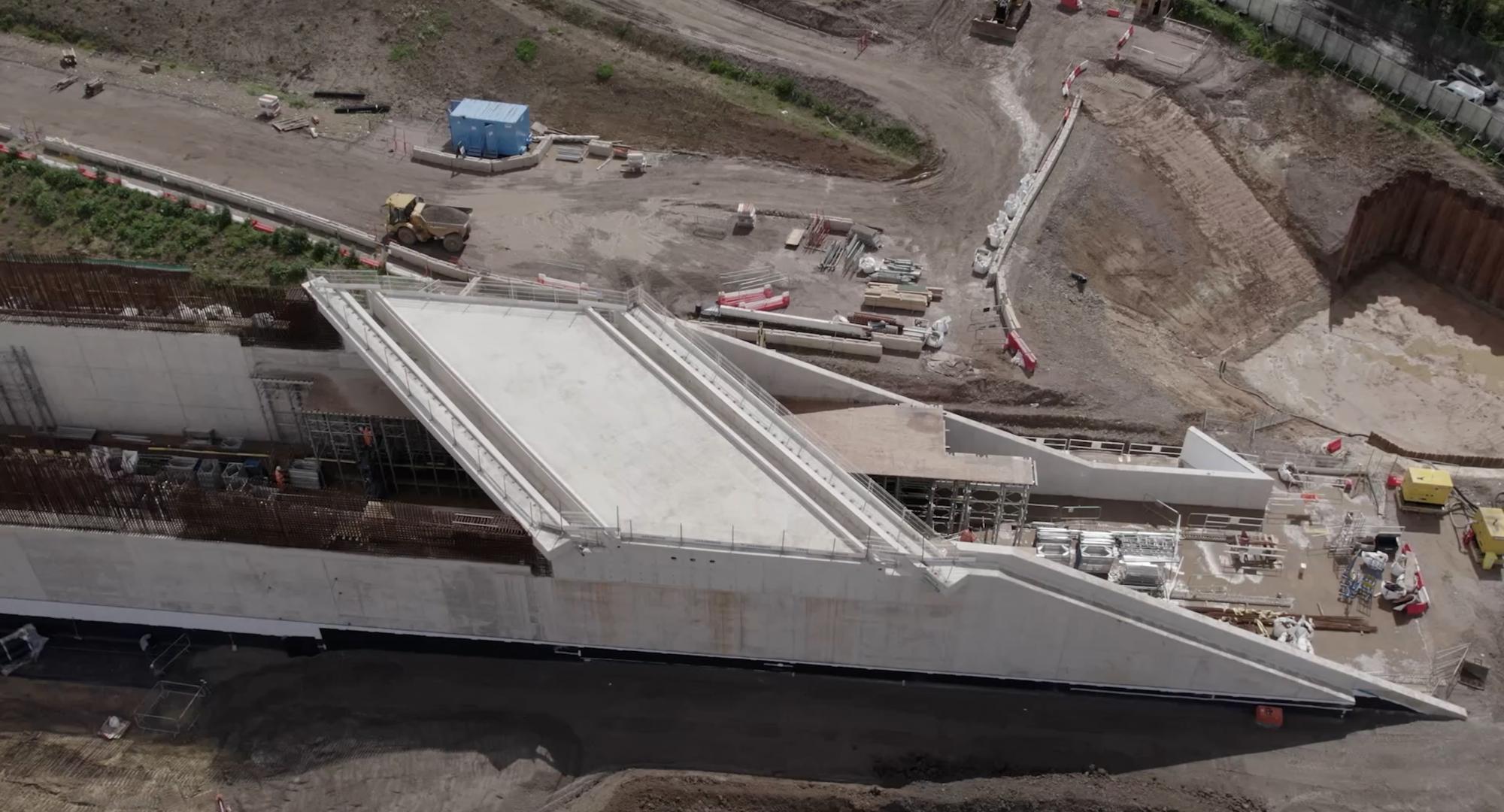 Western portal of HS2’s Copthall tunnel complete as progress continues