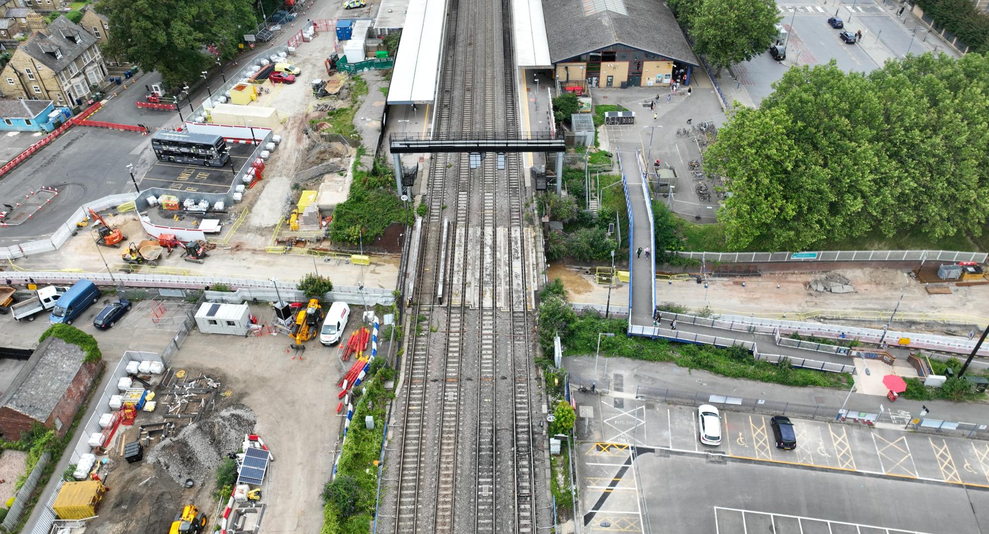 Botley Road bridge depicting rail infrastructure upgrades