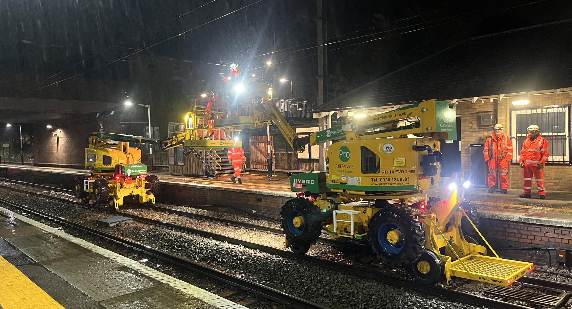 Network Rail completes first-of-its-kind zero emission engineering work