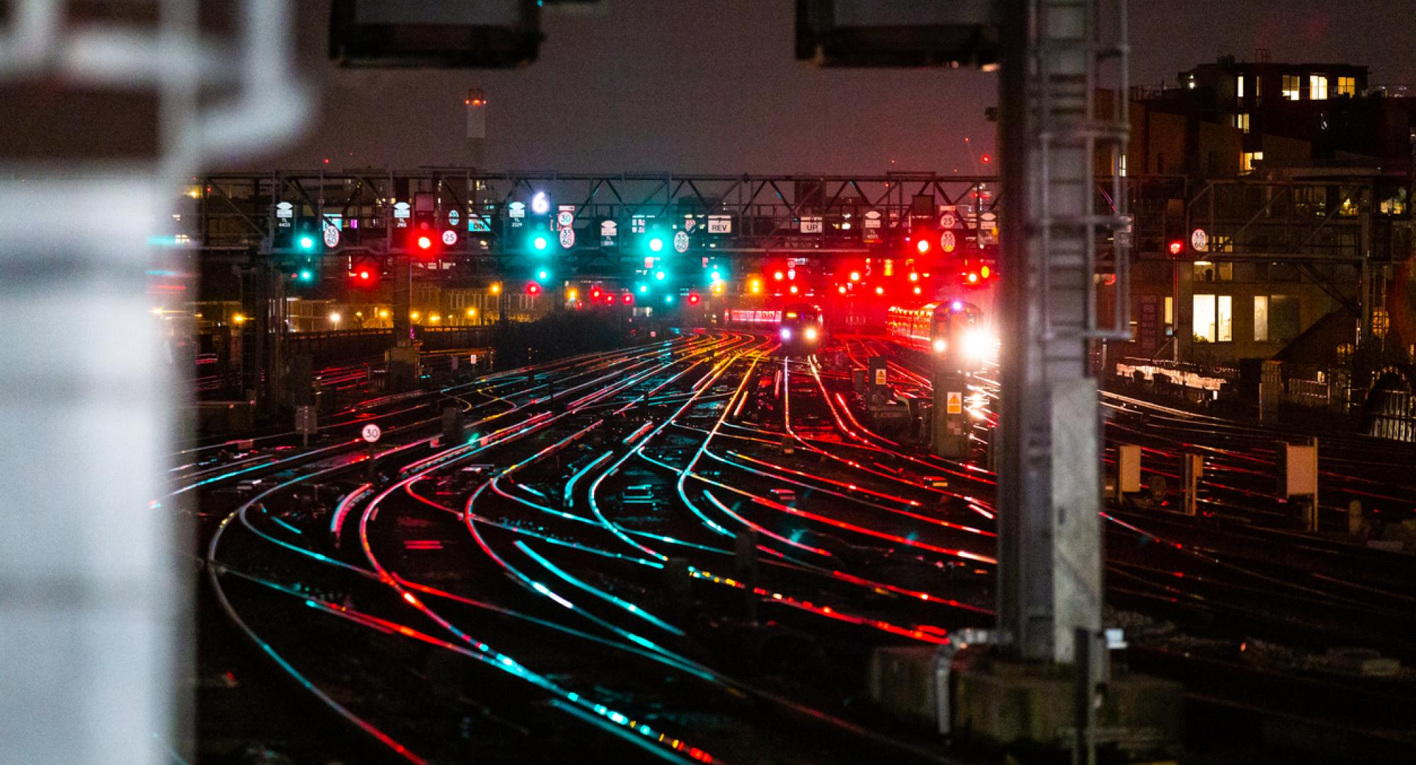 Image of rail tracks