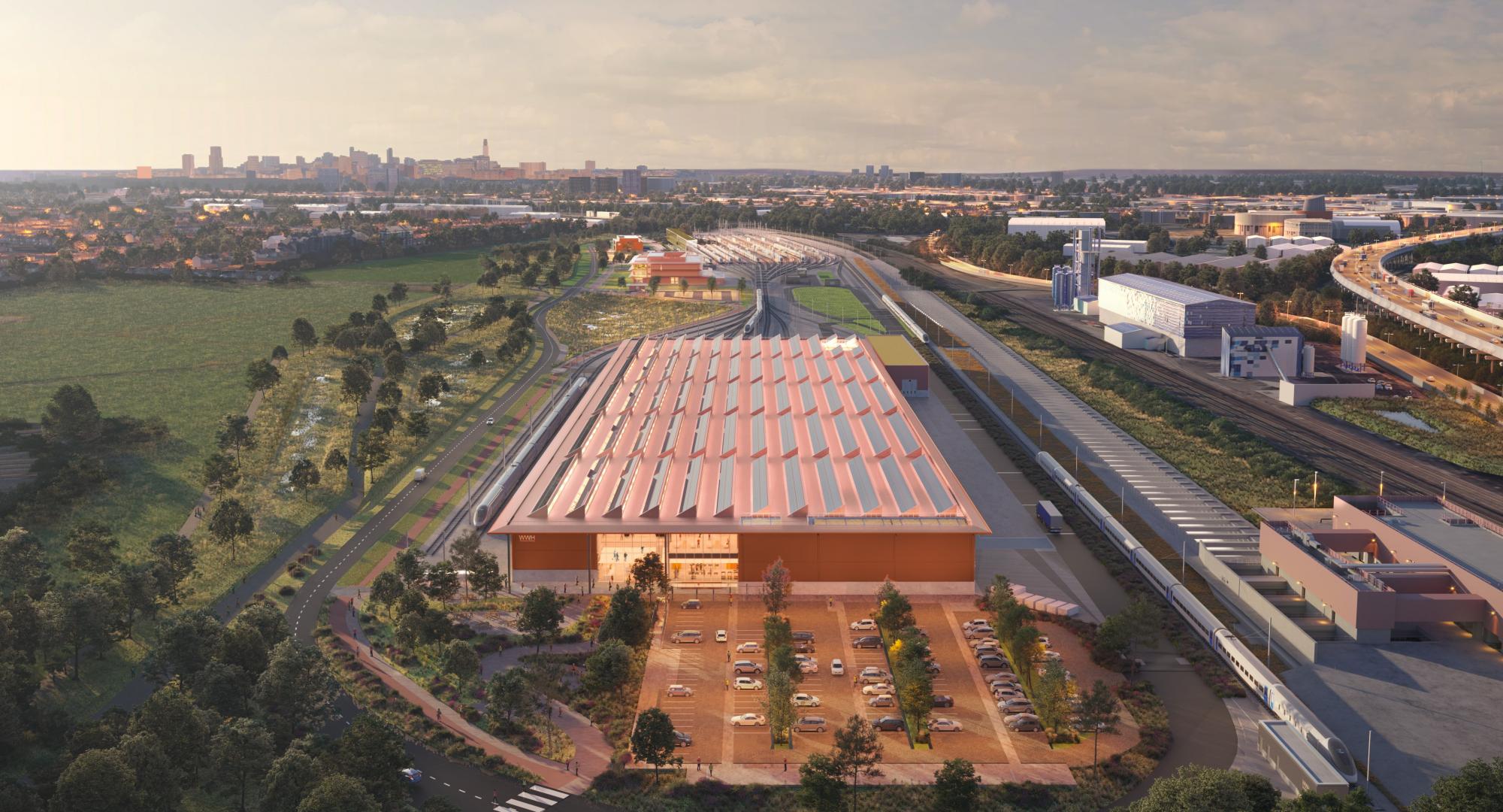 Aerial view of Washwood Heath