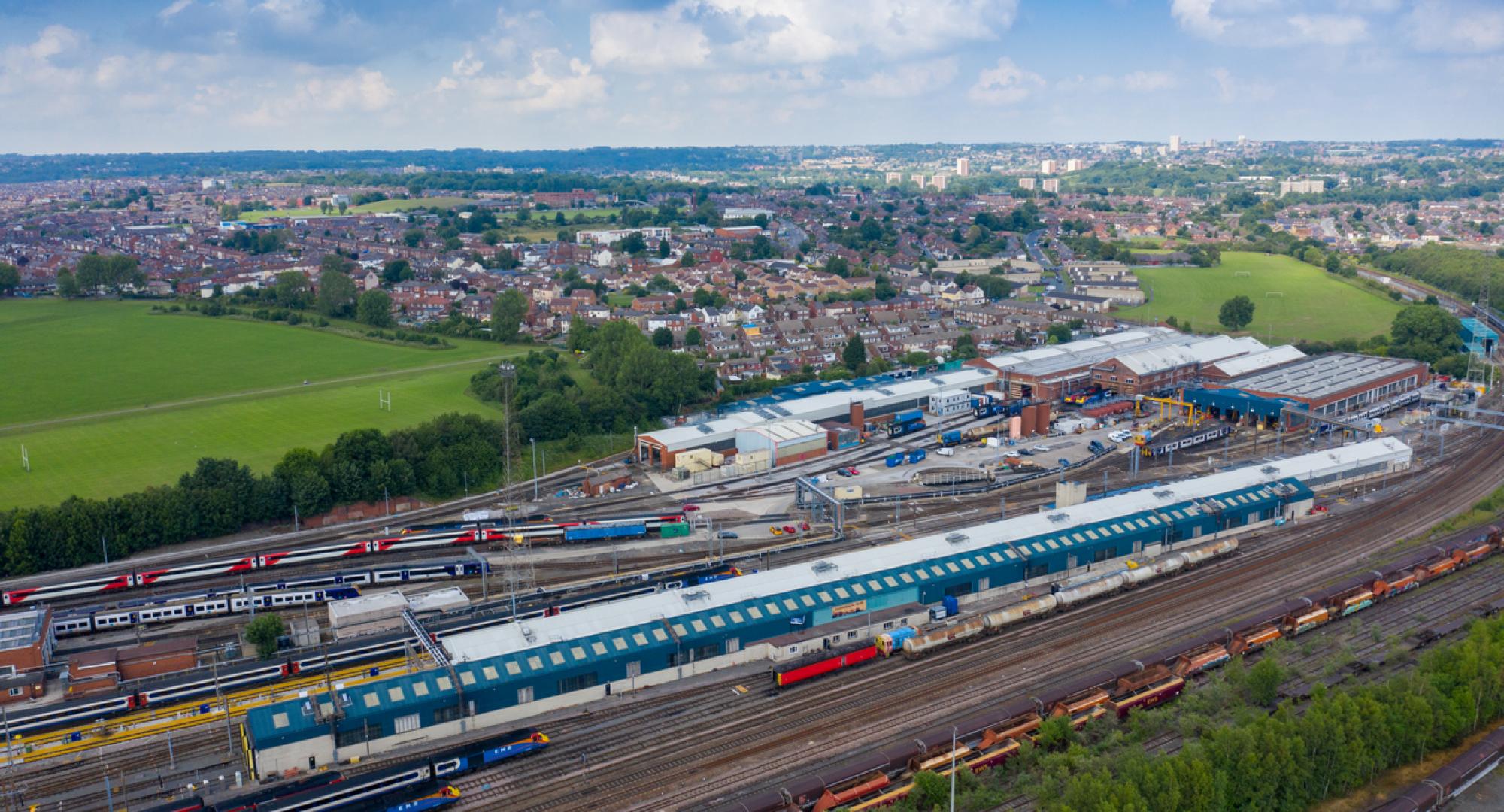 Image of Halton rail yard in North Yorkshire