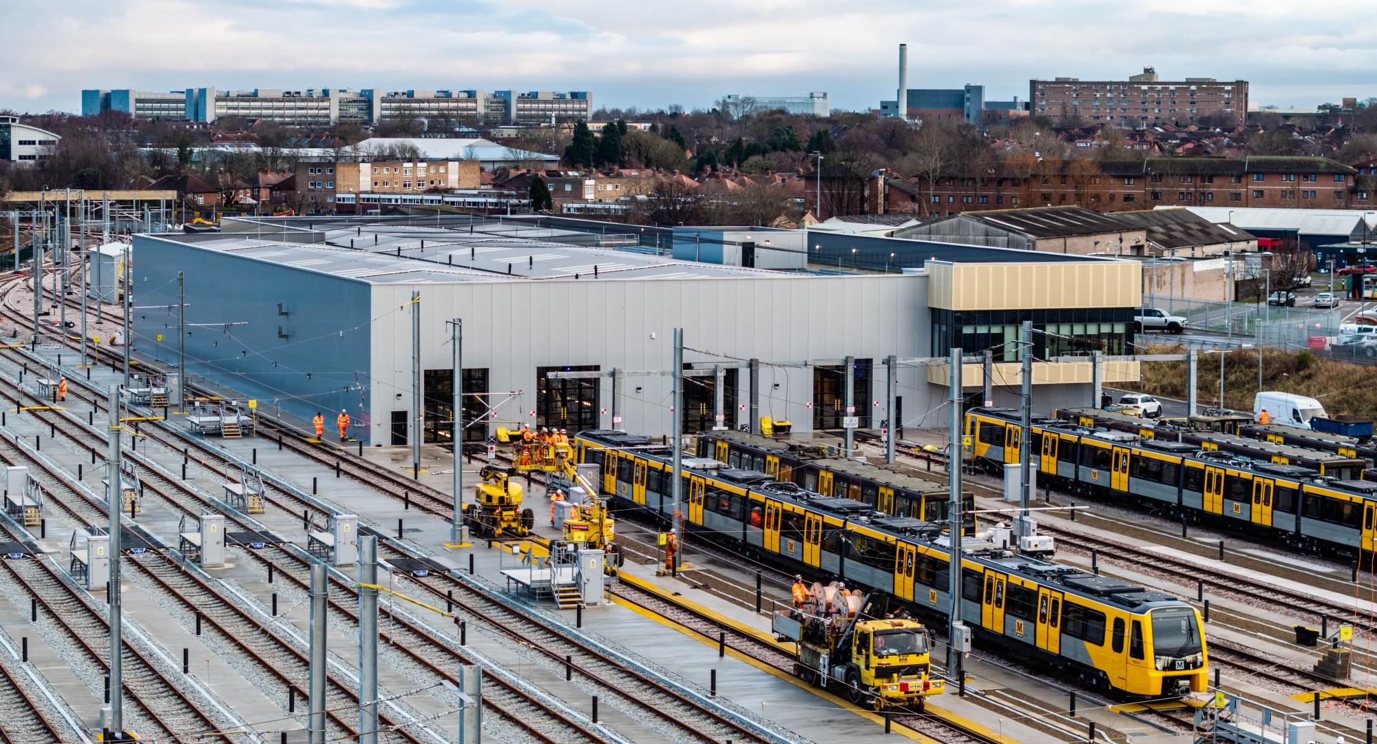 Stadler Gosforth Metro Depot