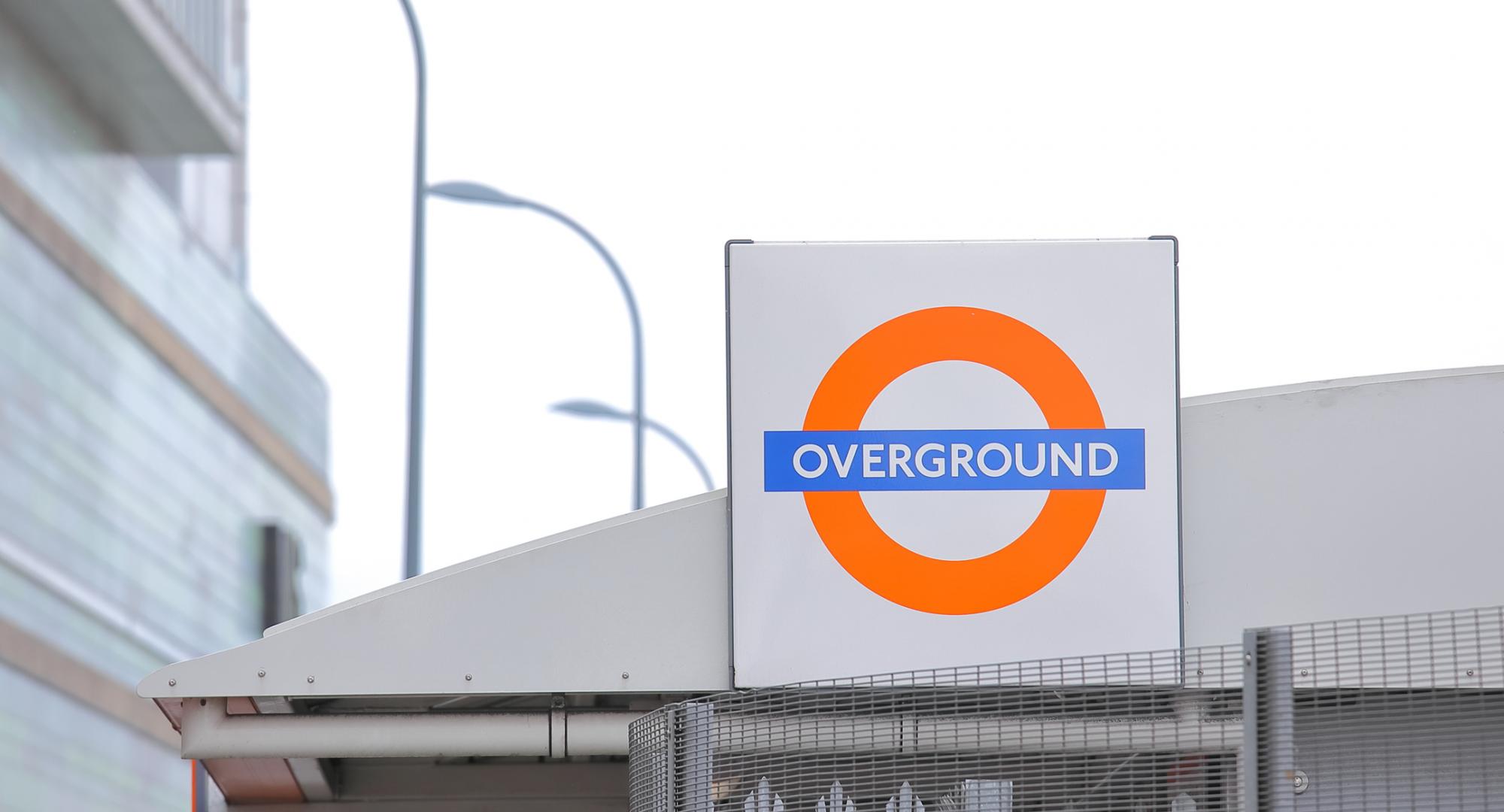 London Overground sign