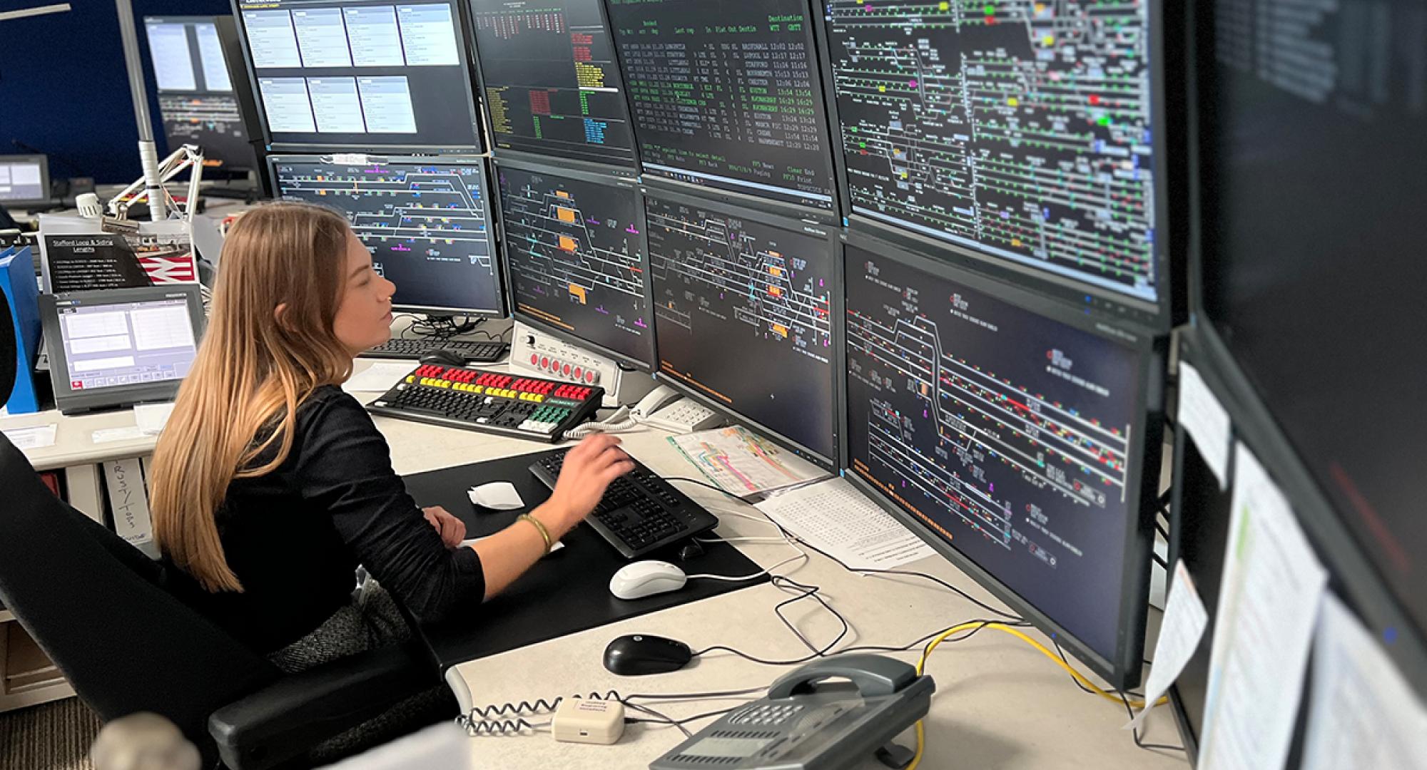 Network Rail relief signaller, Alice Marsh