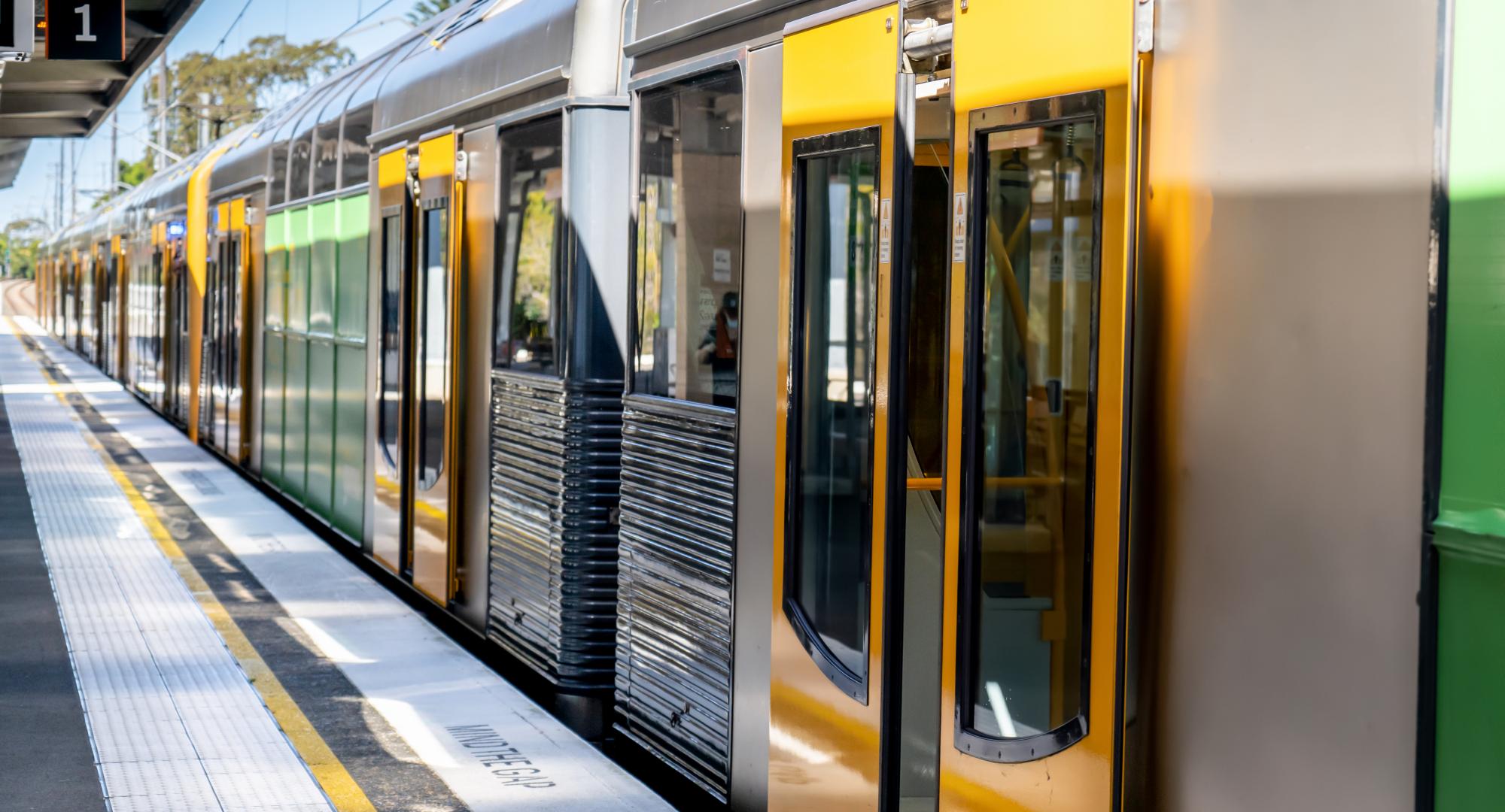 Passenger train in Australia