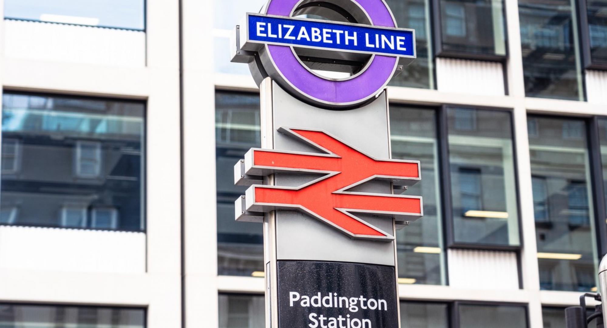 Elizabeth line Paddington stop