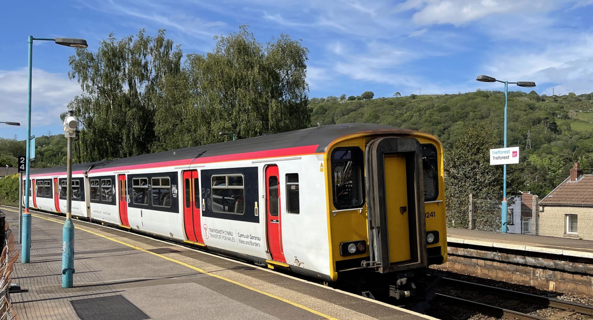 Transport for Wales train near Cardiff