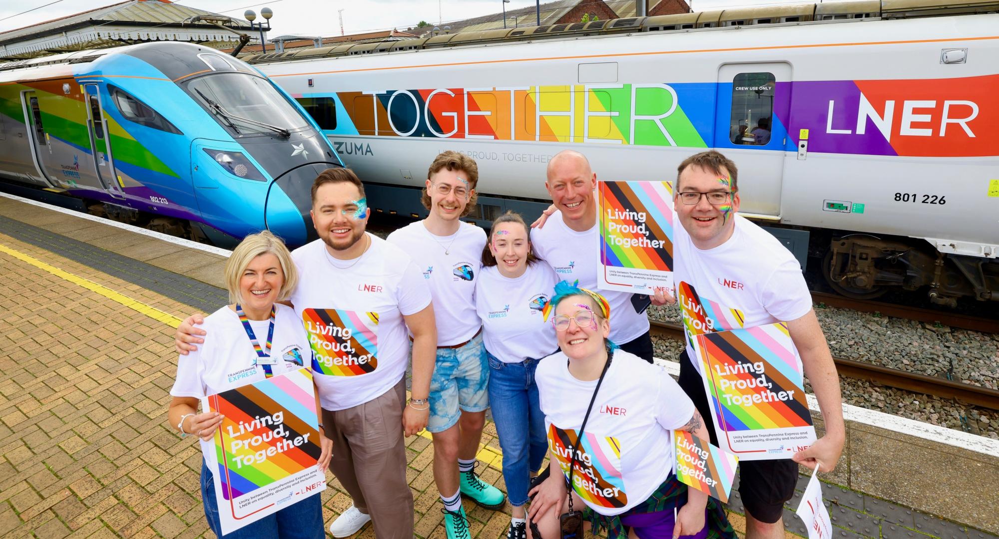 LNER and TPE celebrate Pride