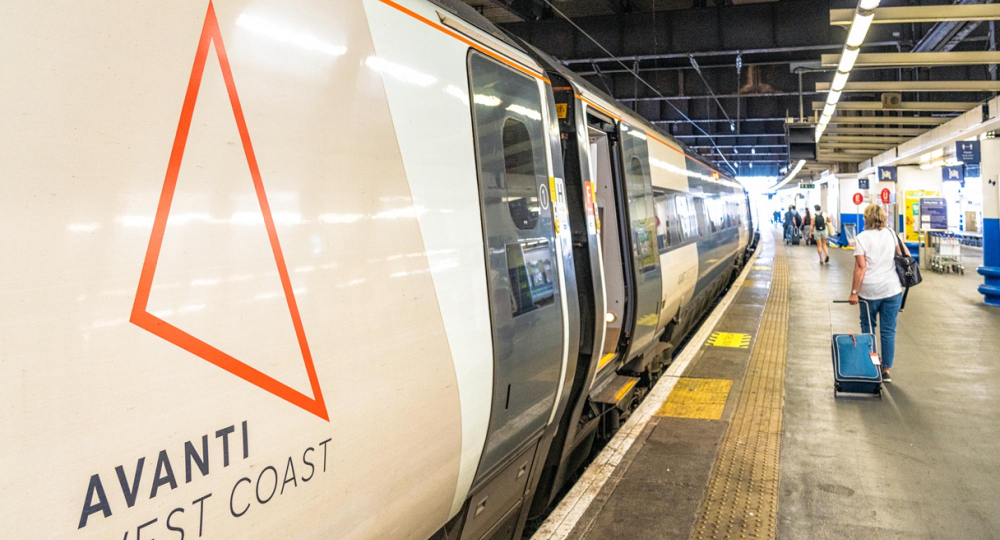 Avanti West Coast train at London Euston