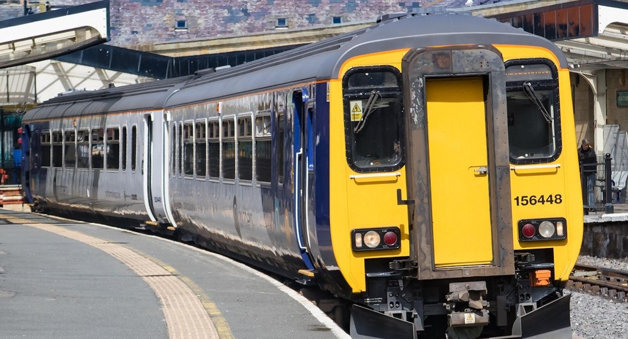 Image of one of Northern's diesel trains