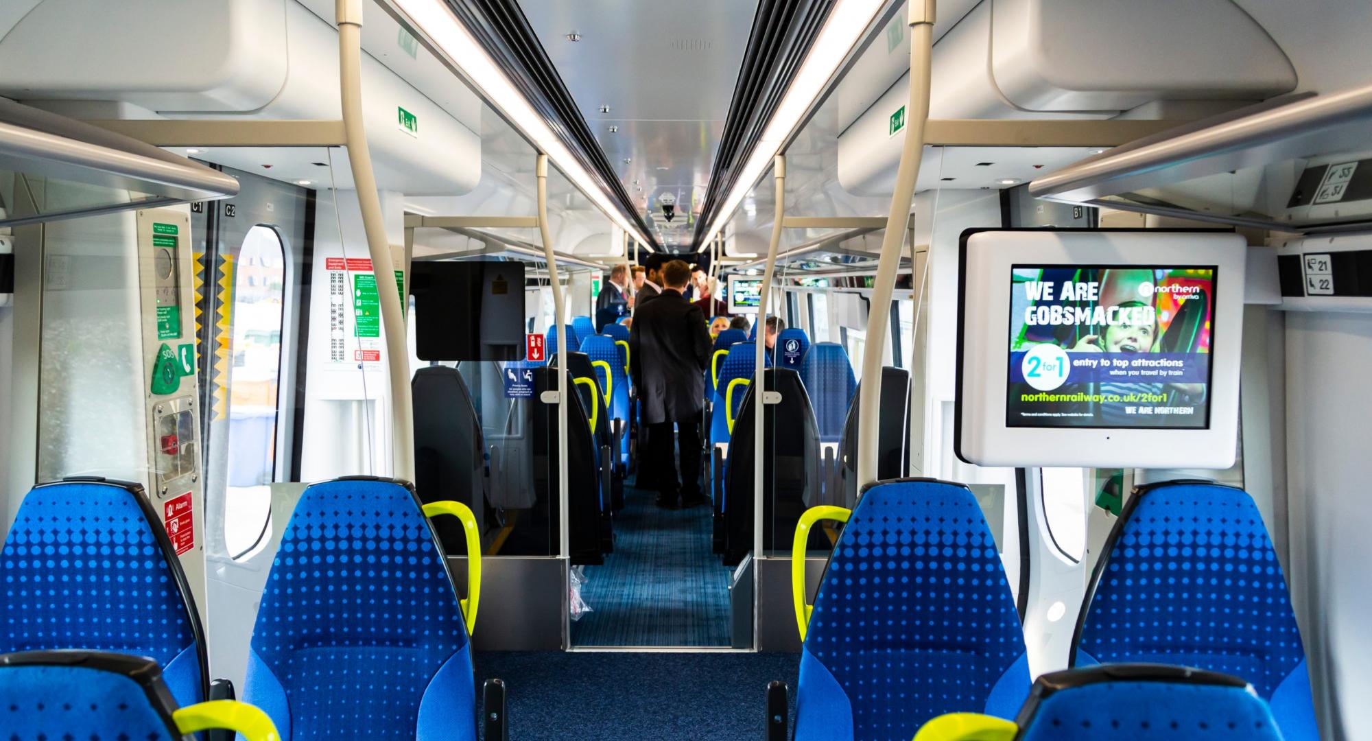 Inside a Northern Train