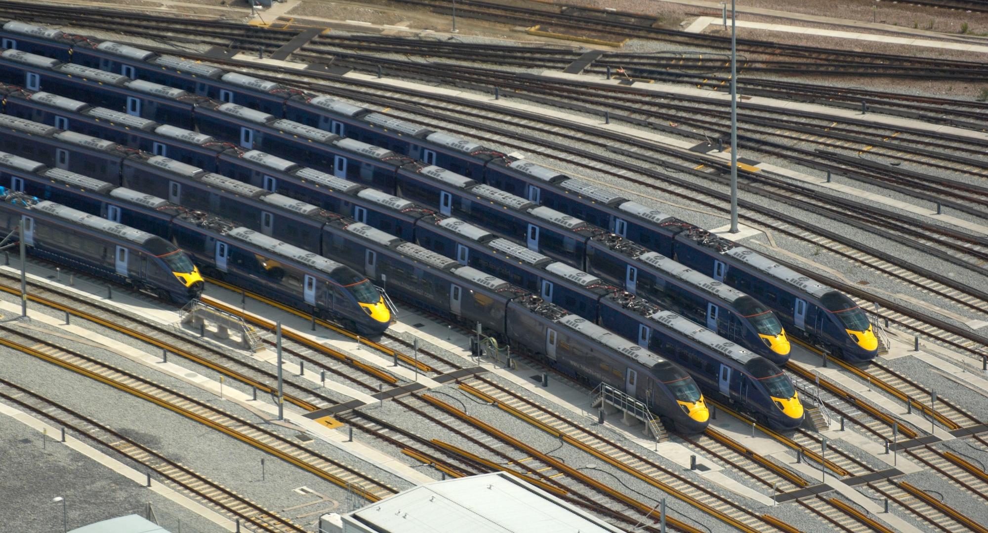 Trains at Ashford