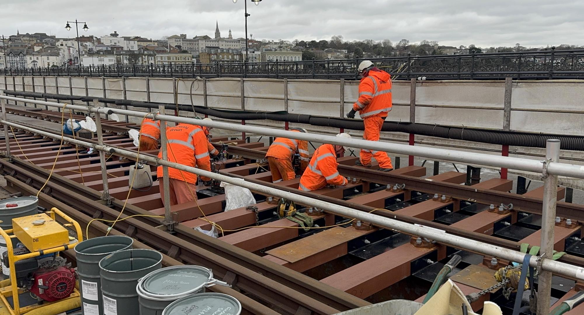 Ryde Pier Construction