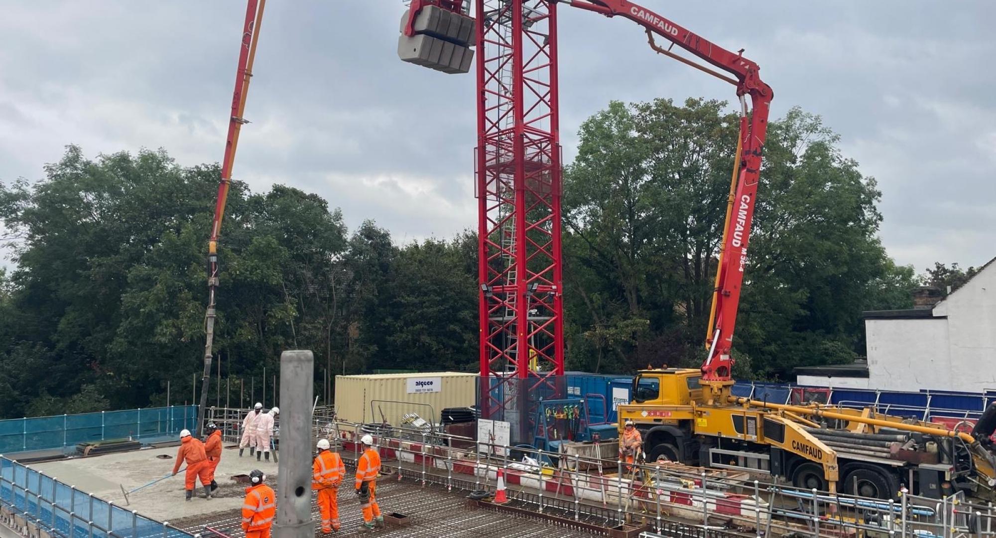 Crane at Colindale