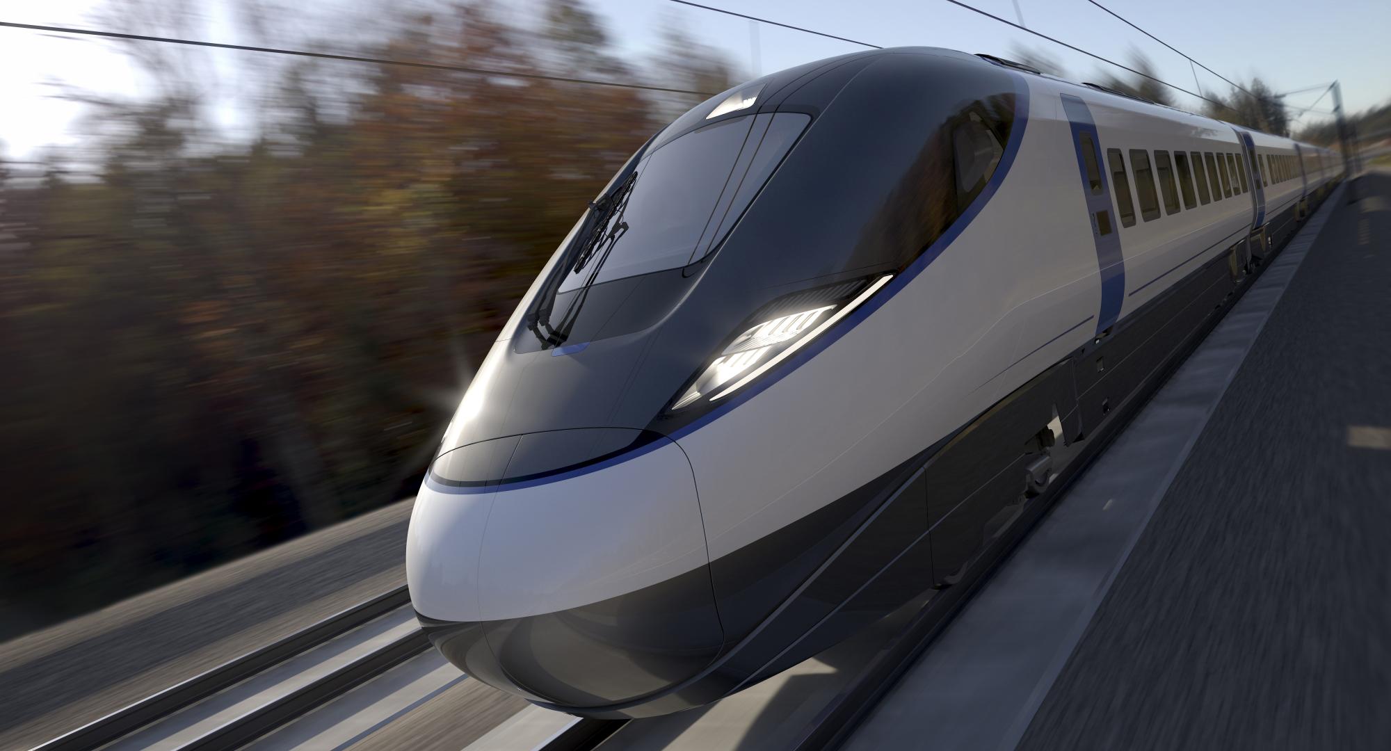 Artists Impression of an HS2 Train