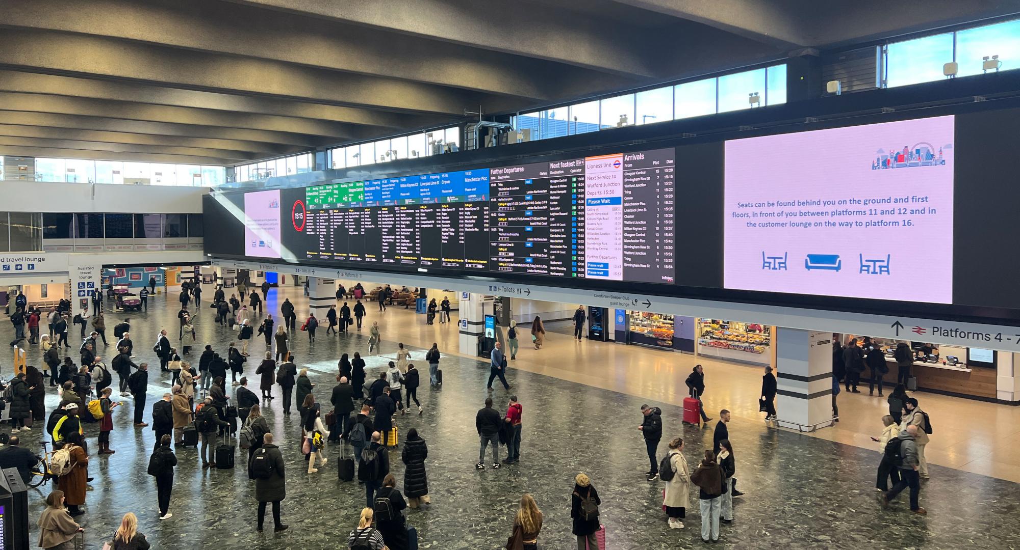 Euston Station Concourse