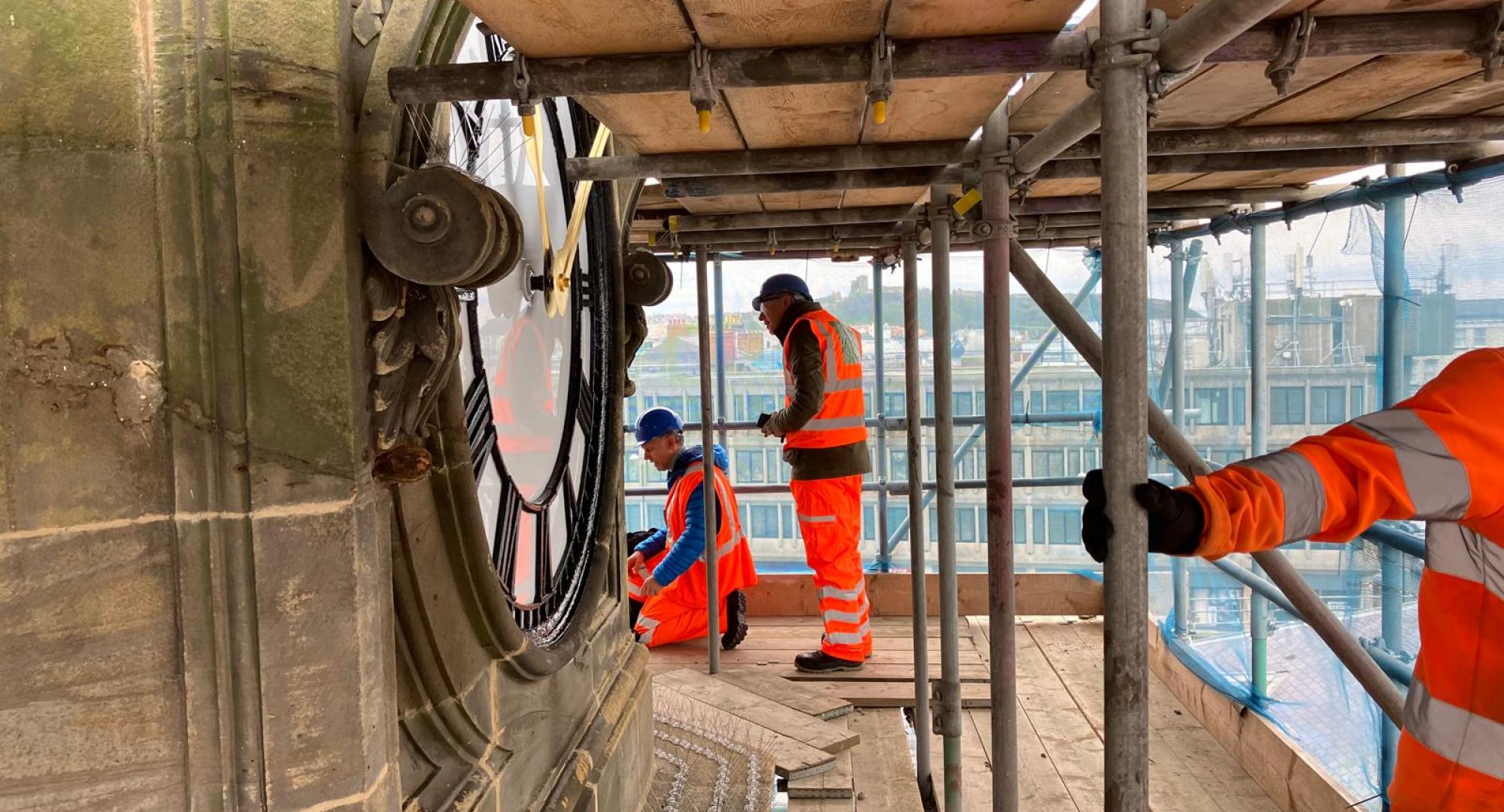 Inspecting the craftsmanship