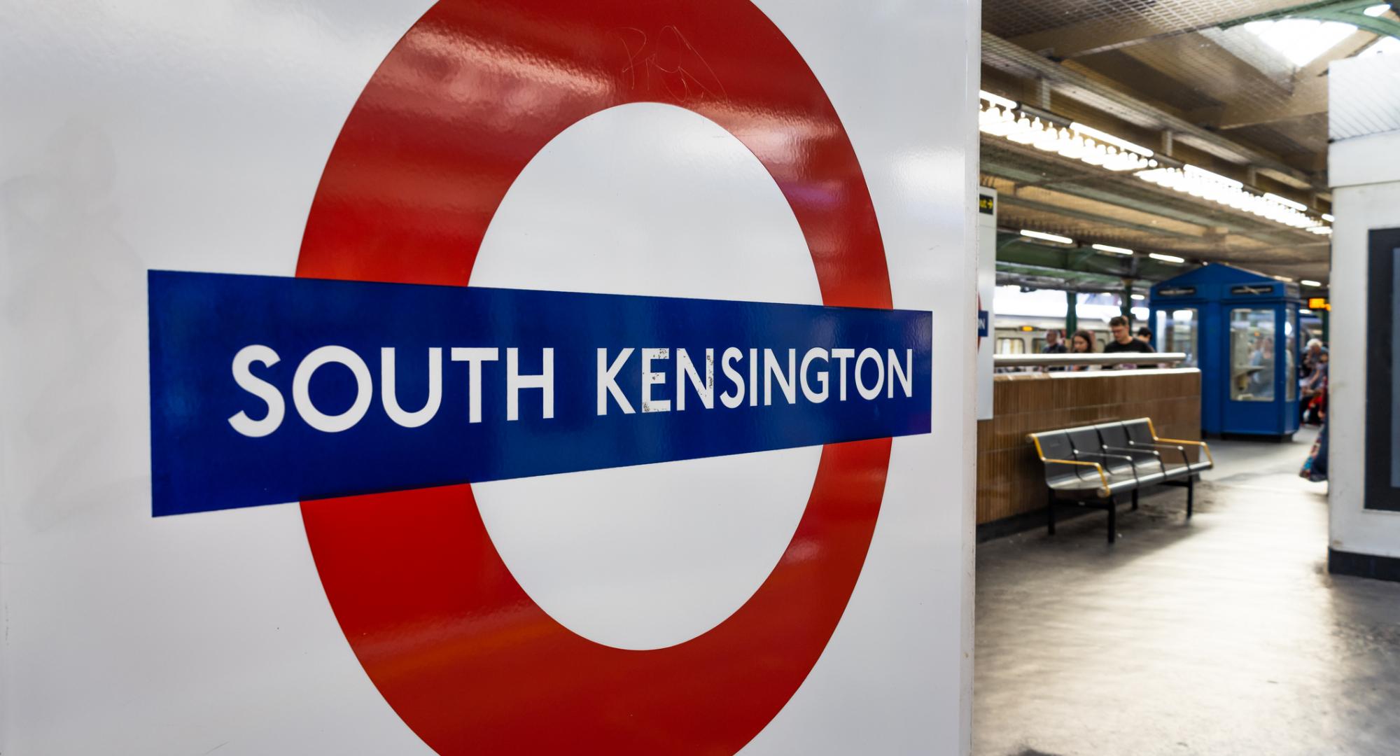 South Kensington Tube Sign