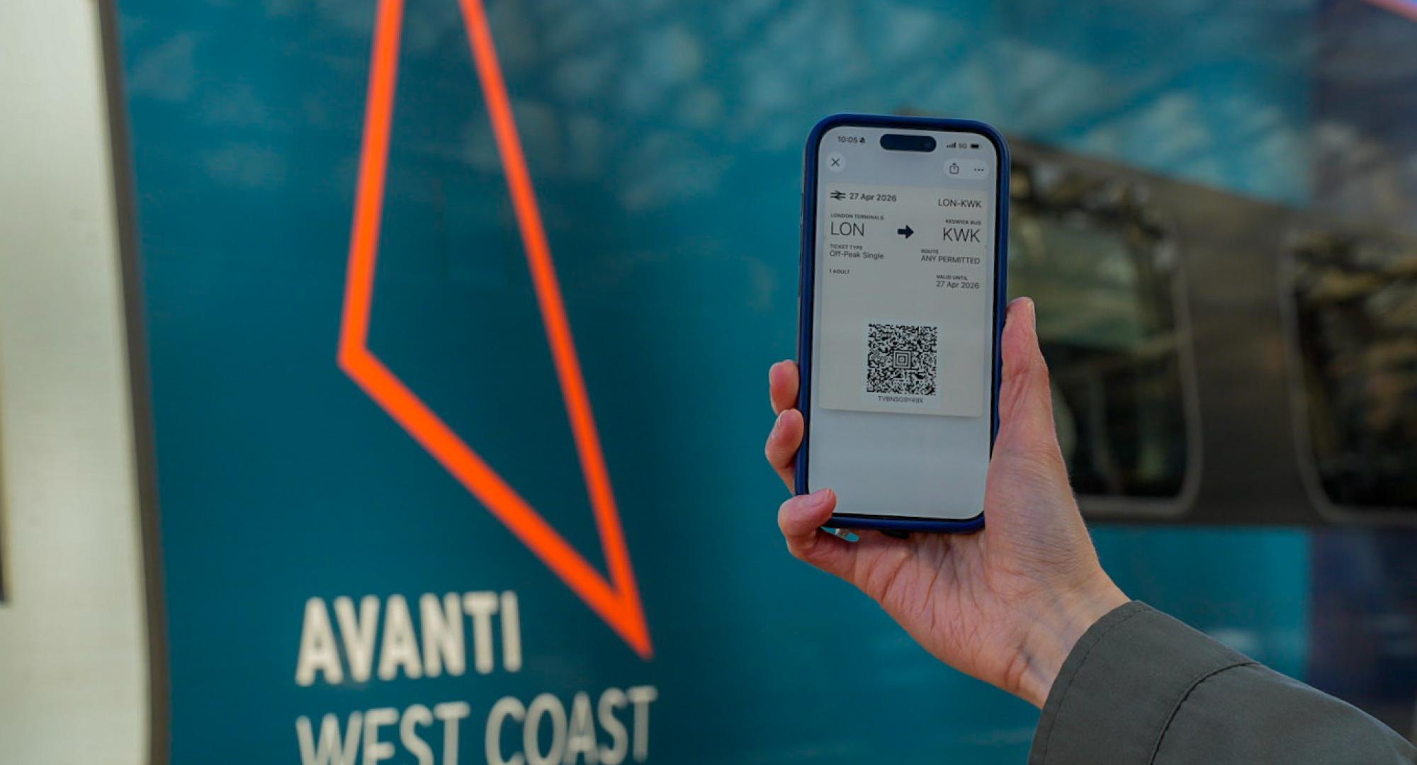 Avanti West Coast Keswick Ticket Relaunch