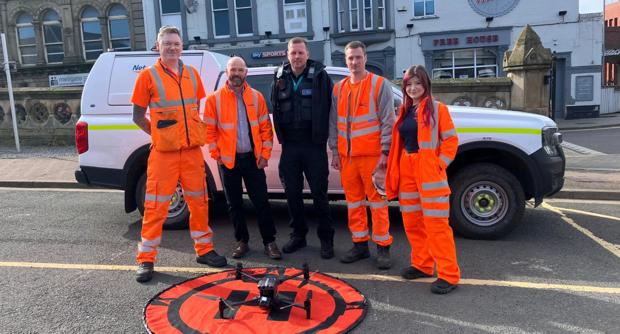 Network Rail and BTP at Middlesbrough
