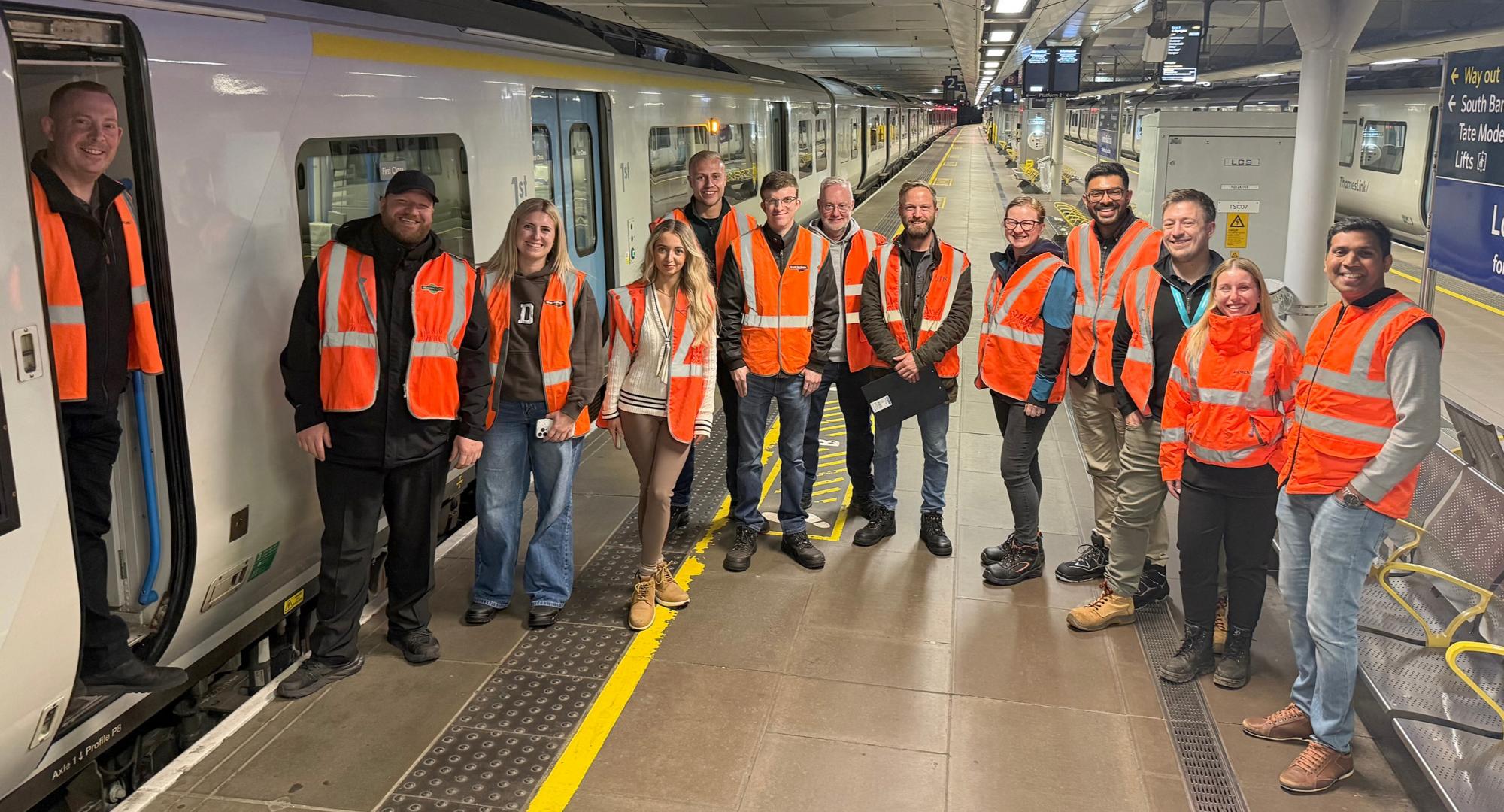 Class 700 testing at Blackfriars