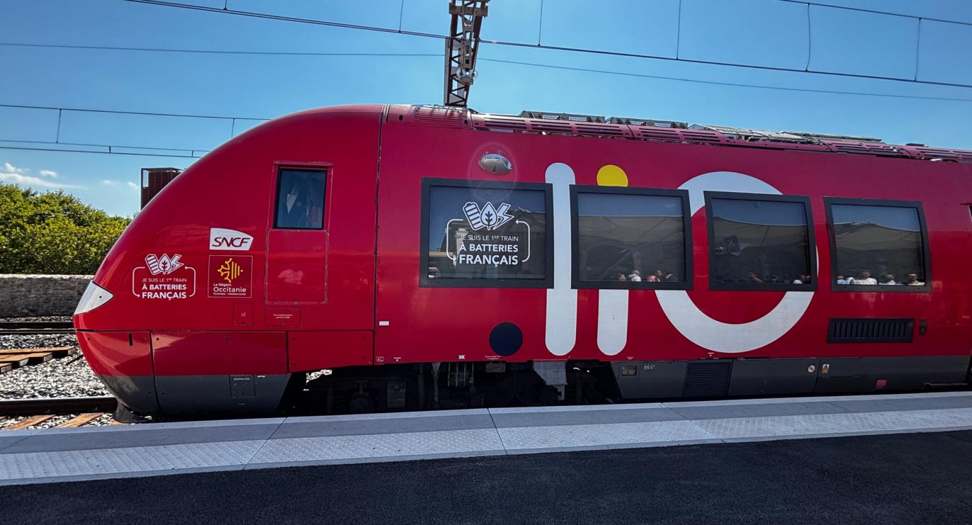 First battery powered regional train in France
