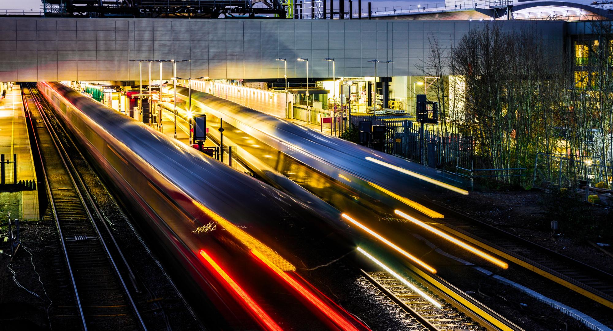 Train Blurred Motion