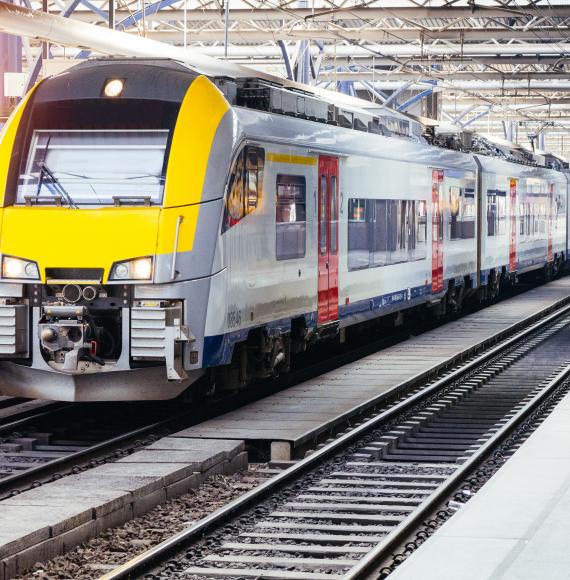 Train in Belgium