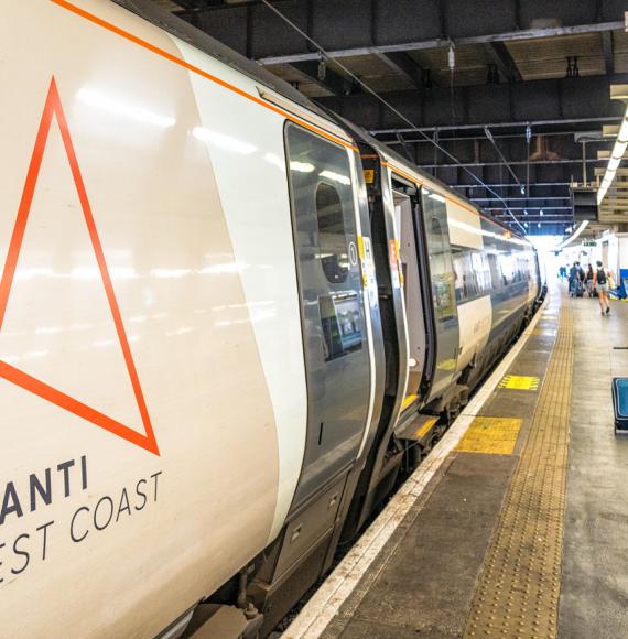 Avanti West Coast train at London Euston