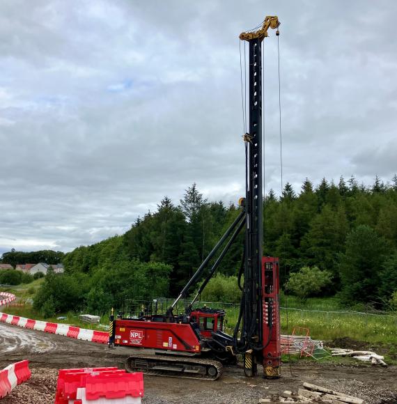 Image of a piling rig