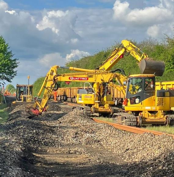 East Suffolk track renewal