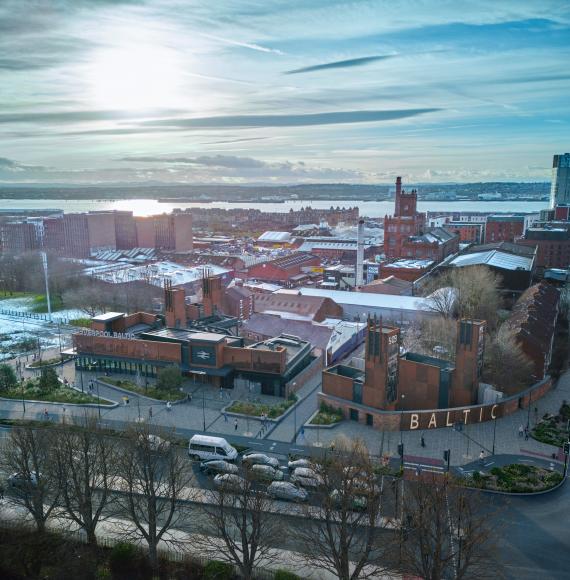 Liverpool Baltic Station Ariel View