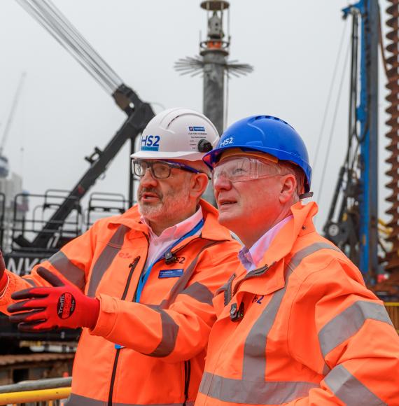 Huw Edwards and Richard Parker (West Midlands Mayor)