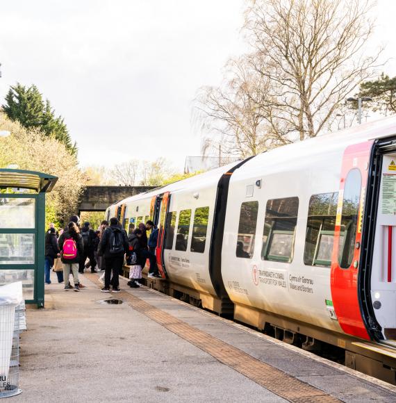 TFR Train at a Platform