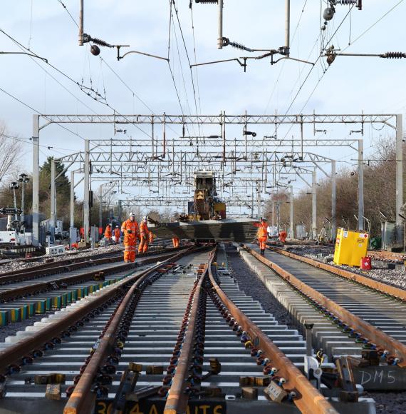 Greater Anglia Track at Colchester