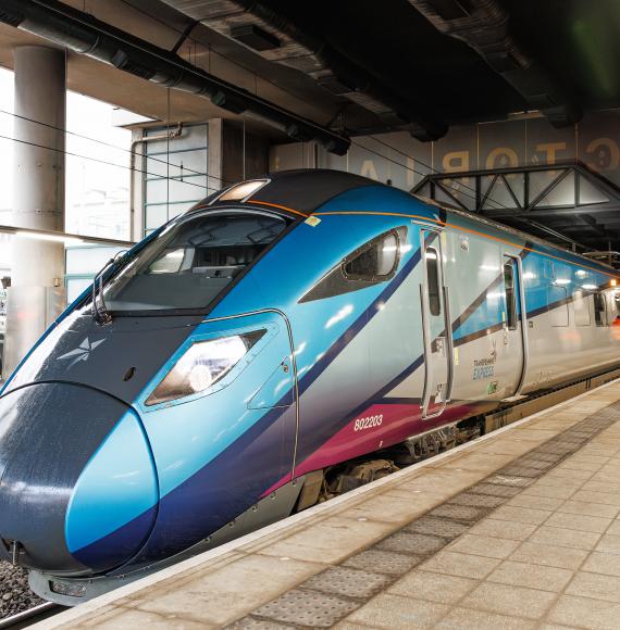 Transpennine Express Train at Manchester Victoria