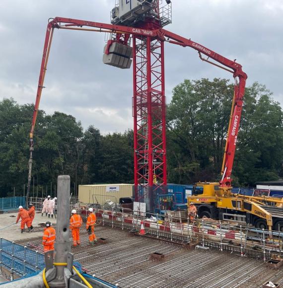 Crane at Colindale