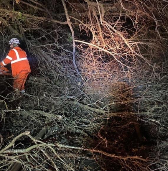 Storm Damage on Heart of Wales Line